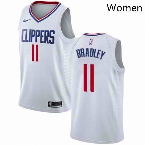 Womens Nike Los Angeles Clippers 11 Avery Bradley Swingman White NBA Jersey Association Edition